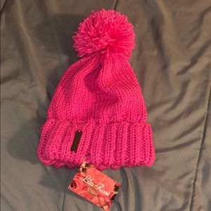 Pink Pom Pom Hat